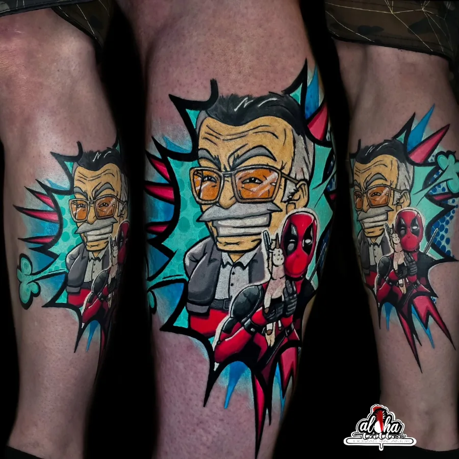 Cover-up tattoo by Thomas Palaniuk, Gloucester